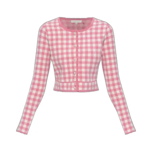 Loveshackfancy Bridgette Gingham Cardigan