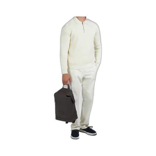 Zip Wool Polo Shirt