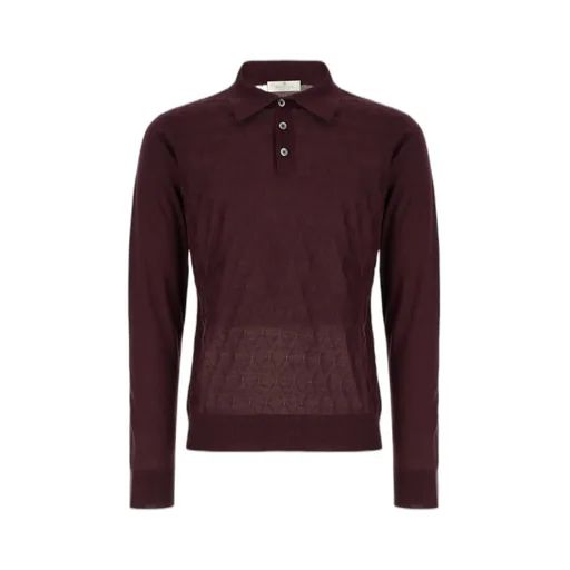 Long-Sleeved Polo Shirt