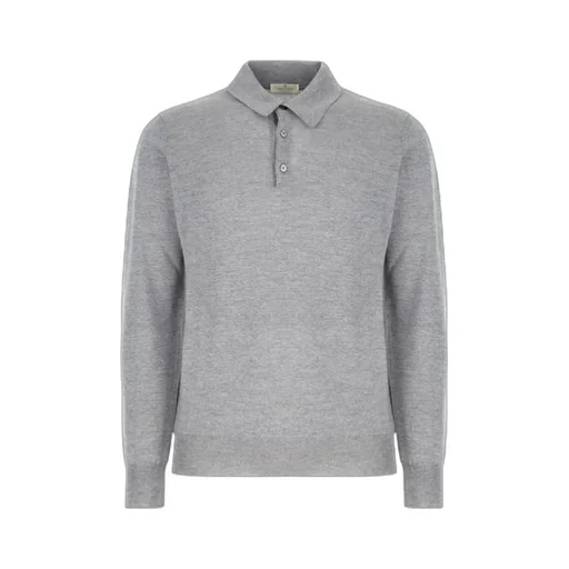 Long-Sleeved Polo Shirt