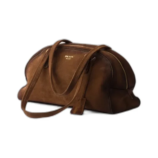 Prada Bowling Zipped Tote Bag