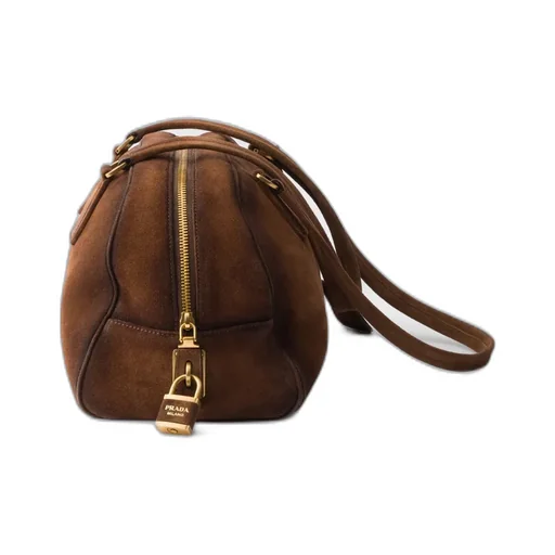 Prada Bowling Zipped Tote Bag