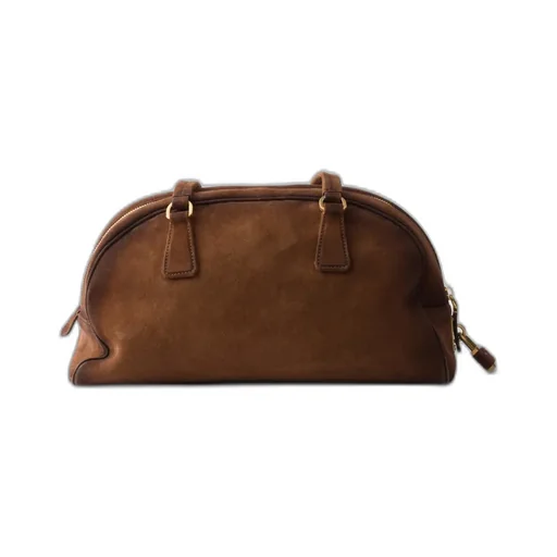 Prada Bowling Zipped Tote Bag