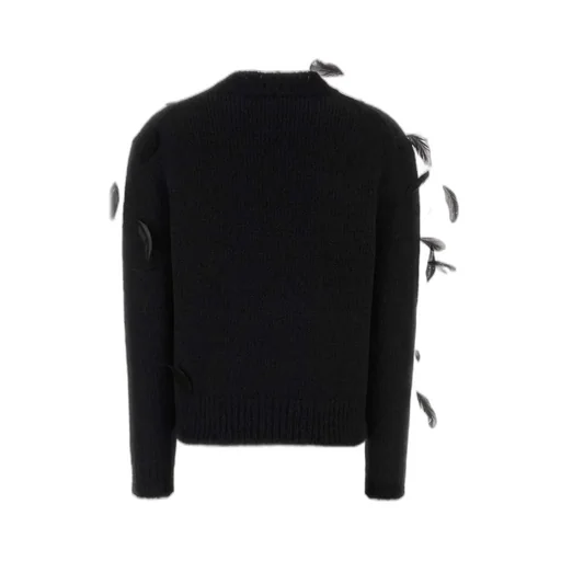 Jil Sander Feather Embellished Sweater