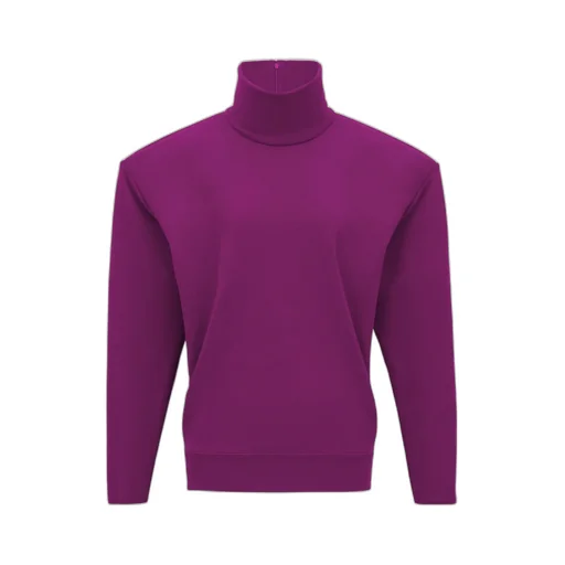 Saint Laurent High-Neck Seatshirt