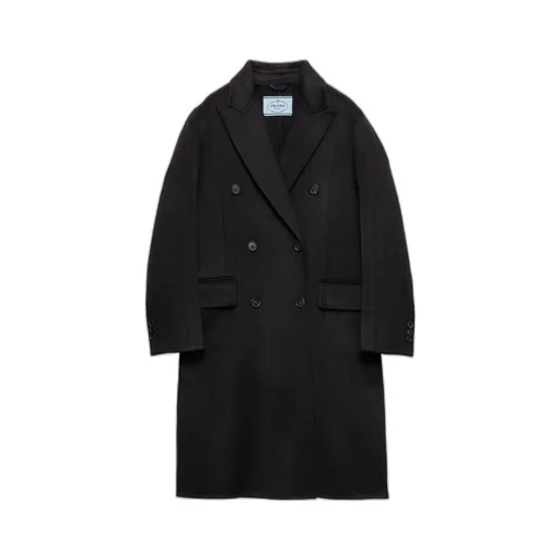 Double-Breasted Double Cashwool Coat