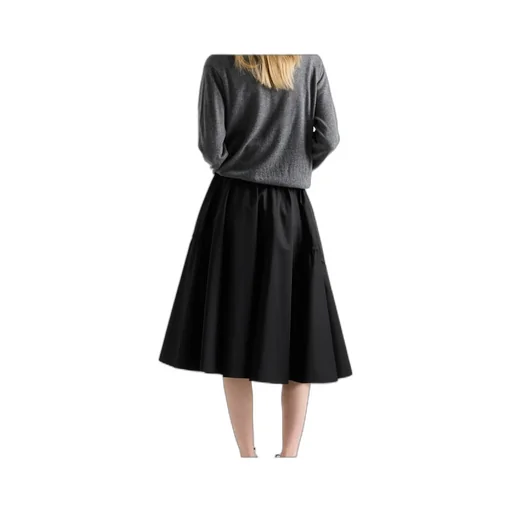 Prada Elasticated Waistband Midi Skirt