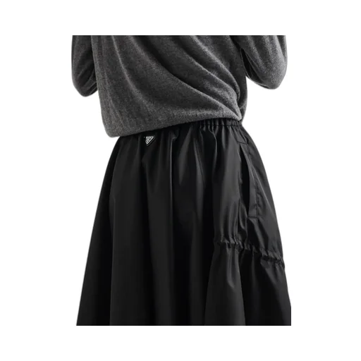 Prada Elasticated Waistband Midi Skirt