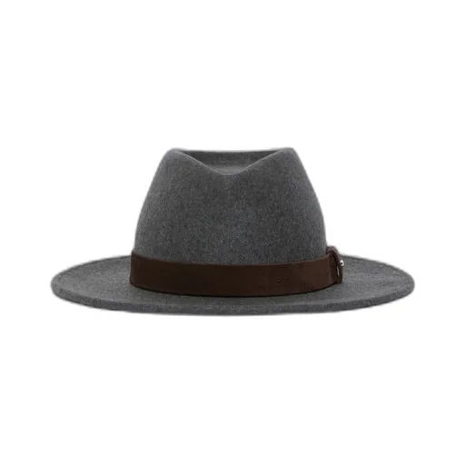 Wool Felt Fedora - Medium Grey