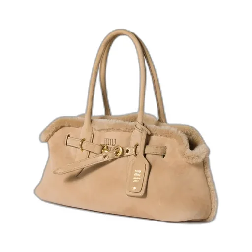 Aventure Shearling Tote Bag
