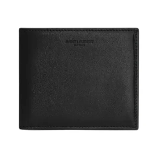 Saint Laurent Paris East/West Wallet In Grained Leather