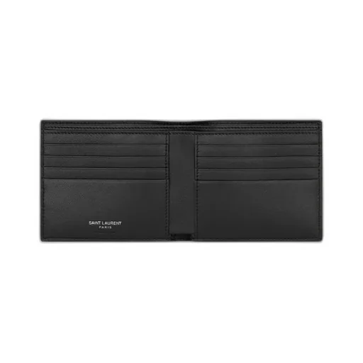 Saint Laurent Paris East/West Wallet In Grained Leather