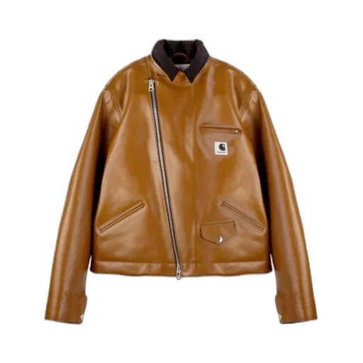Sacai X Carhartt Wip Leather Jacket