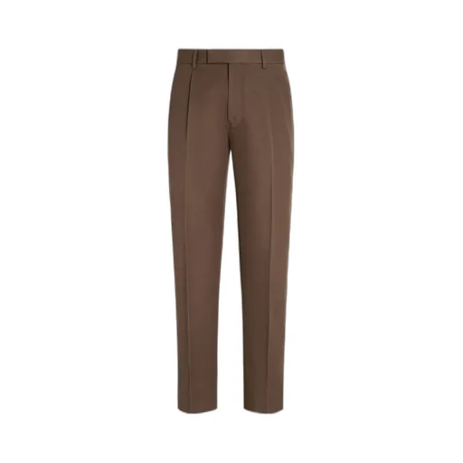 Zegna Pleat Detailed Tailored Trousers
