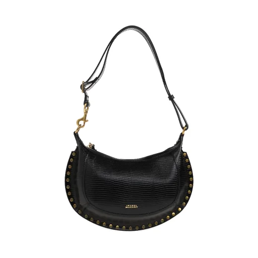 Oskan Lizard-Effect Studded Shoulder Bag