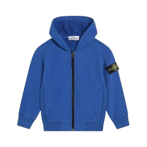Compass-Motif Zip-Up Hoodie
