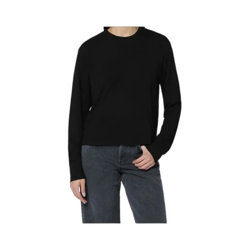 Ribbed Crew Neck T-Shirt