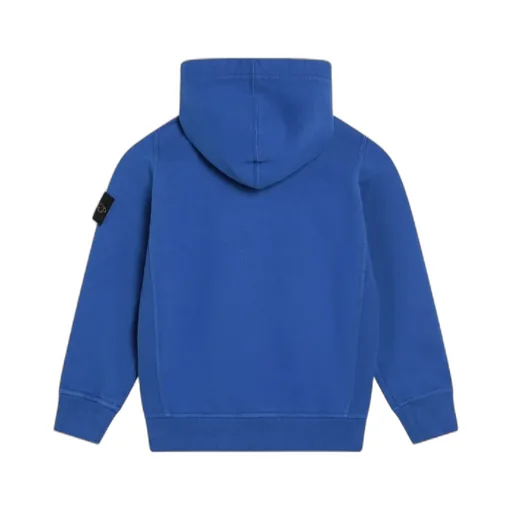 Compass-Motif Zip-Up Hoodie