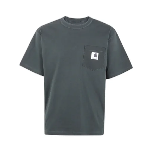 Sacai X Carhartt Wip Logo Patch Crewneck T-Shirt