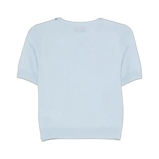 Crew Neck Short-Sleeved Sweater