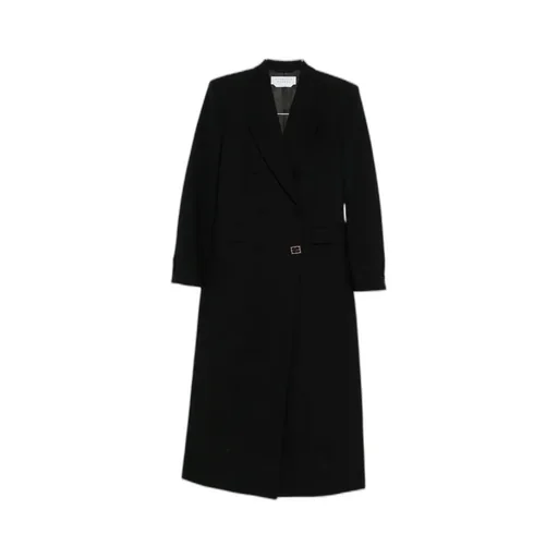 Wool Double-Breasted Coat
