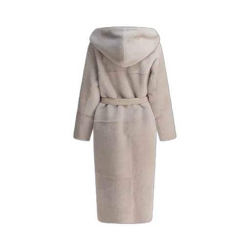 Blancha Hooded Belted Coat