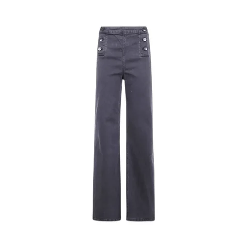 Twinset Wide-Leg Buttoned Jeans