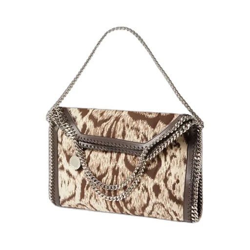 Falabella Cloud Leopard Fold-Over Tote Bag