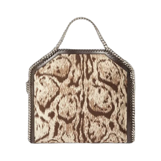 Falabella Cloud Leopard Fold-Over Tote Bag