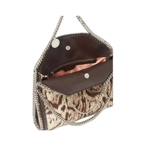 Falabella Cloud Leopard Fold-Over Tote Bag