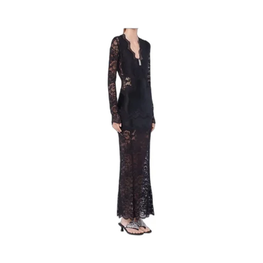 Rabanne Long Lace Dress