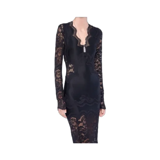 Rabanne Long Lace Dress