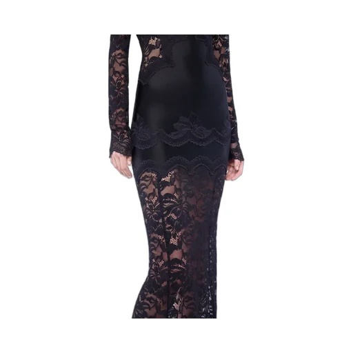 Rabanne Long Lace Dress