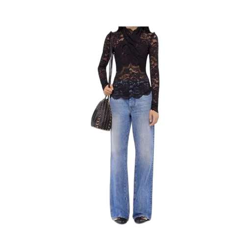 Lace Long-Sleeve Blouse