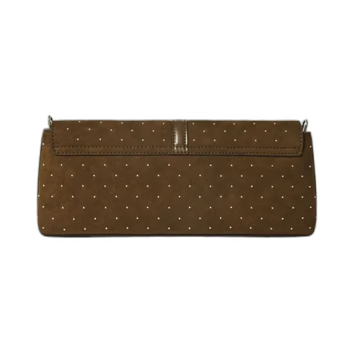 Studded Lock Shoulder Bag
