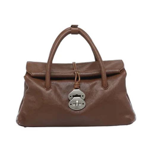 Zanellato Small Dotta Turn-Lock Top Handle Bag