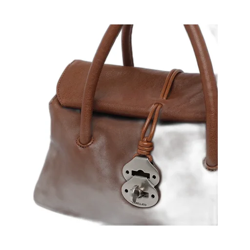 Zanellato Small Dotta Turn-Lock Top Handle Bag