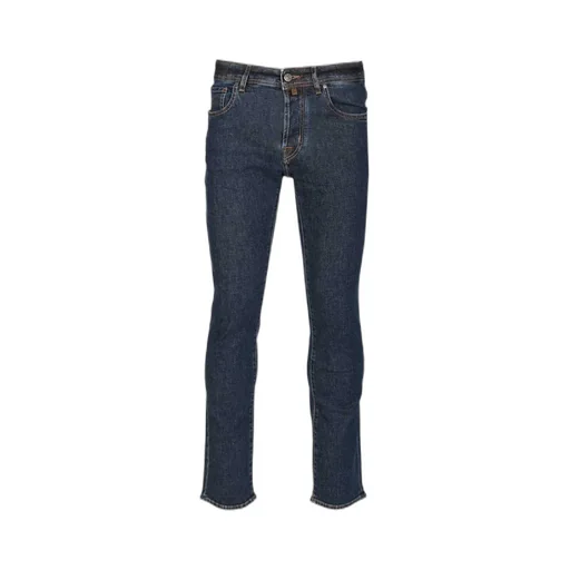 Jacob Cohen Logo Patch Slim-Fit Jeans