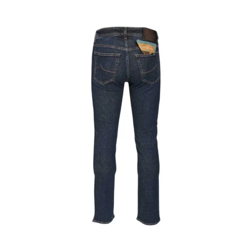 Jacob Cohen Logo Patch Slim-Fit Jeans