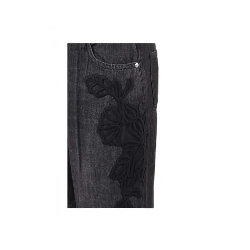 Appliqué-Detail Jeans