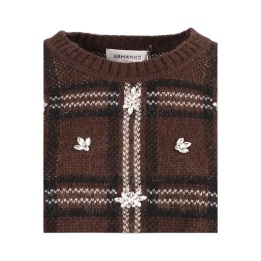 Embellished Jacquard Sweater
