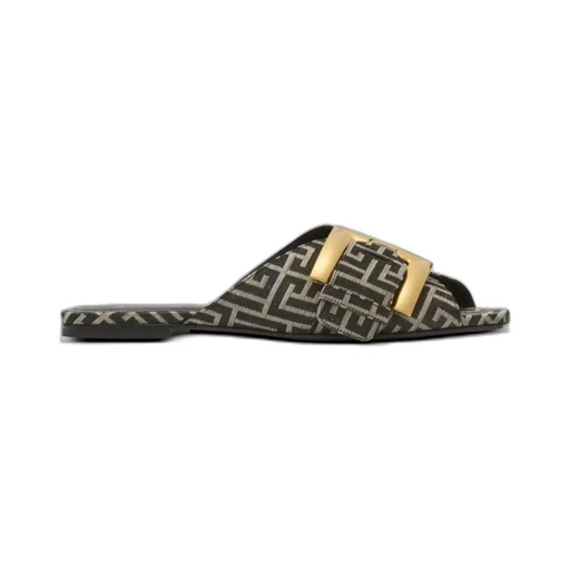 Flat Monogram Jacquard Anthem Sandals