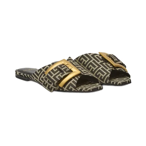 Flat Monogram Jacquard Anthem Sandals