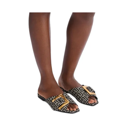 Flat Monogram Jacquard Anthem Sandals
