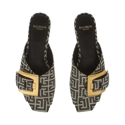 Flat Monogram Jacquard Anthem Sandals