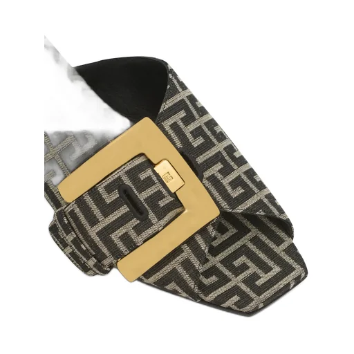 Flat Monogram Jacquard Anthem Sandals