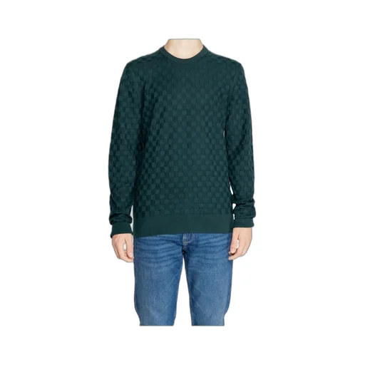 Long-Sleeved Knitted Pullover