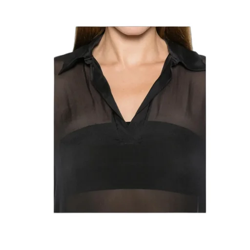 Semi-Transparent Long Sleeve Hoodie