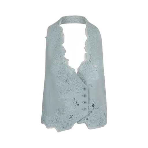Ermanno Scervino Laced Open Back Vest