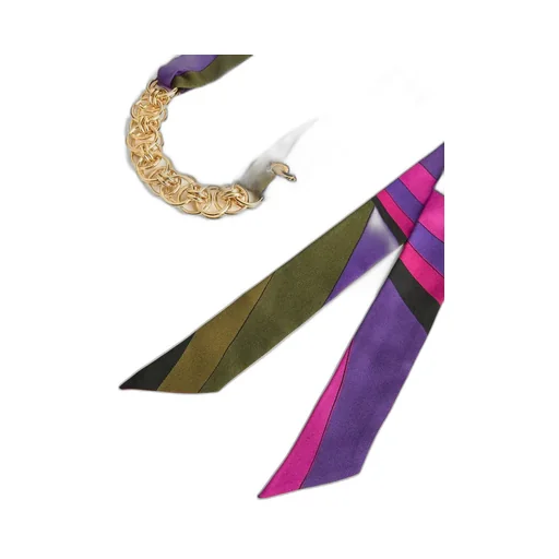 Pucci Bijoux Silk Chain Necklace